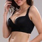 Seamless Black Plus Size Bra Without Wire