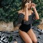 Sexy Off The Shoulder Swimsuit