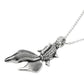Skull Crossbones Necklace Gothic Pirate Pendant Chain