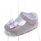 Silver Mesh Princess Shoes Bow for Babies