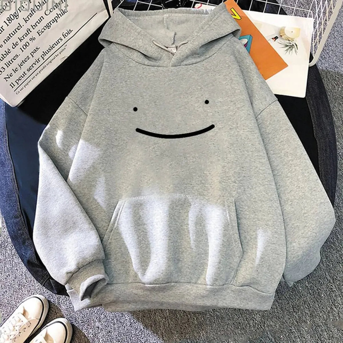 Smiley Printed Hoodie
