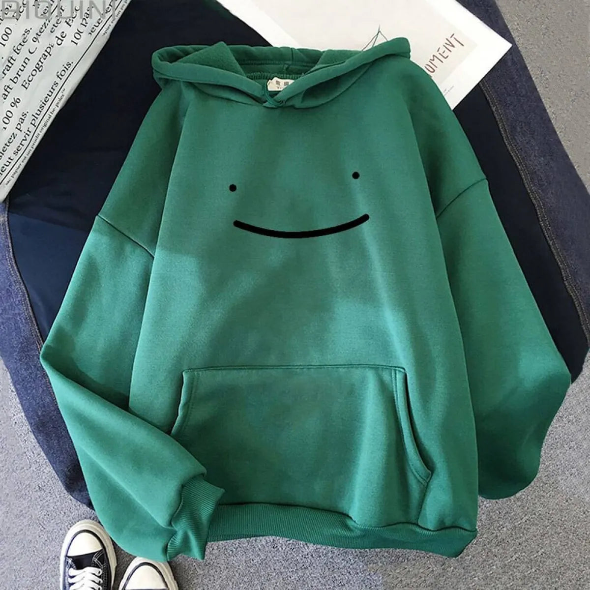 Smiley Printed Hoodie