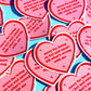 Sorry for Being So Hot Sticker