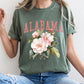 Alabama State Flower Elegant Garden Emblem Inspired Botanical Motif Comfort Colors Tee