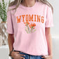 Wyoming State Flower Comfort Colors Tee