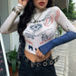 Casual Stretch Slim Crop Tops