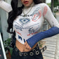 Casual Stretch Slim Crop Tops