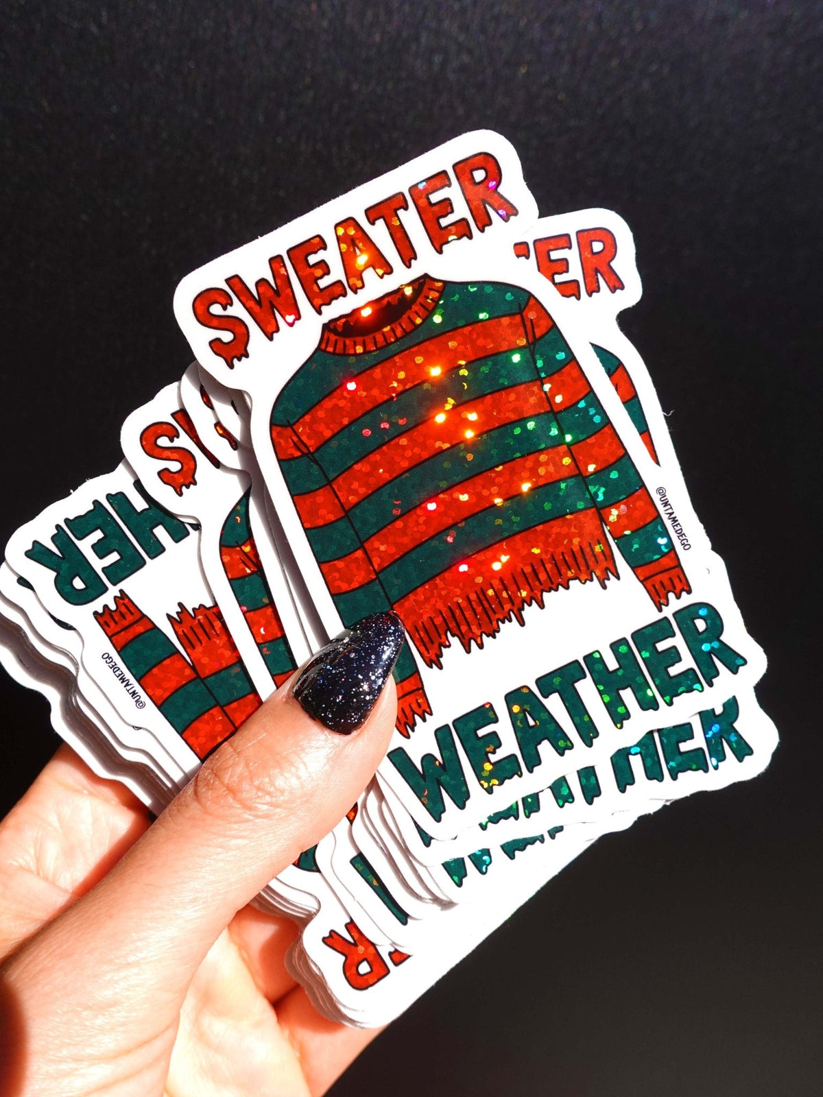Sweater Weather Horror Sticker