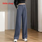 Women Chic Office Wear Straight Pants