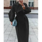 Vintage Lantern Sleeve Lapel Jacket