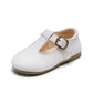 Tan Leather Versatile Single Shoes for Toddlers