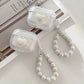 Transparent Headphone Case With Bead Bracelet