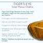 Tiger Eye Buddha Gemstone Stretch Bracelet For Men Beads