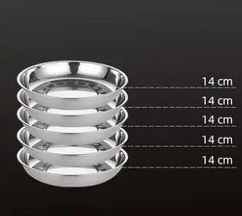Stainless Steel Tableware Dinner Plate