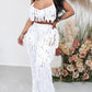 See Through Loose Pants Set