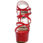 Strappy High Heels with Stiletto Design