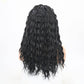 VIP Extensions Off Black Water Wave Synthetic Lace Front Wig, 24", Color 1B (45)