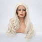 VIP Extensions Platinum White Body Wave Synthetic Lace Front Wig 24" 60 (67)