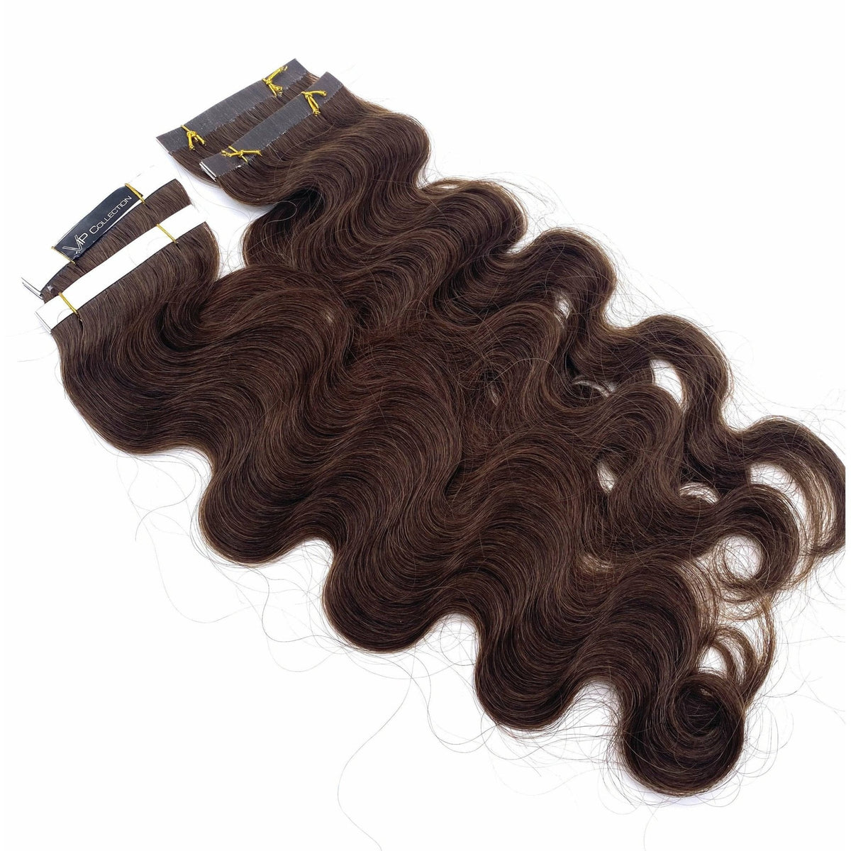 VIP TapeX System – Tape-In Human Hair Extensions, Wavy 18"