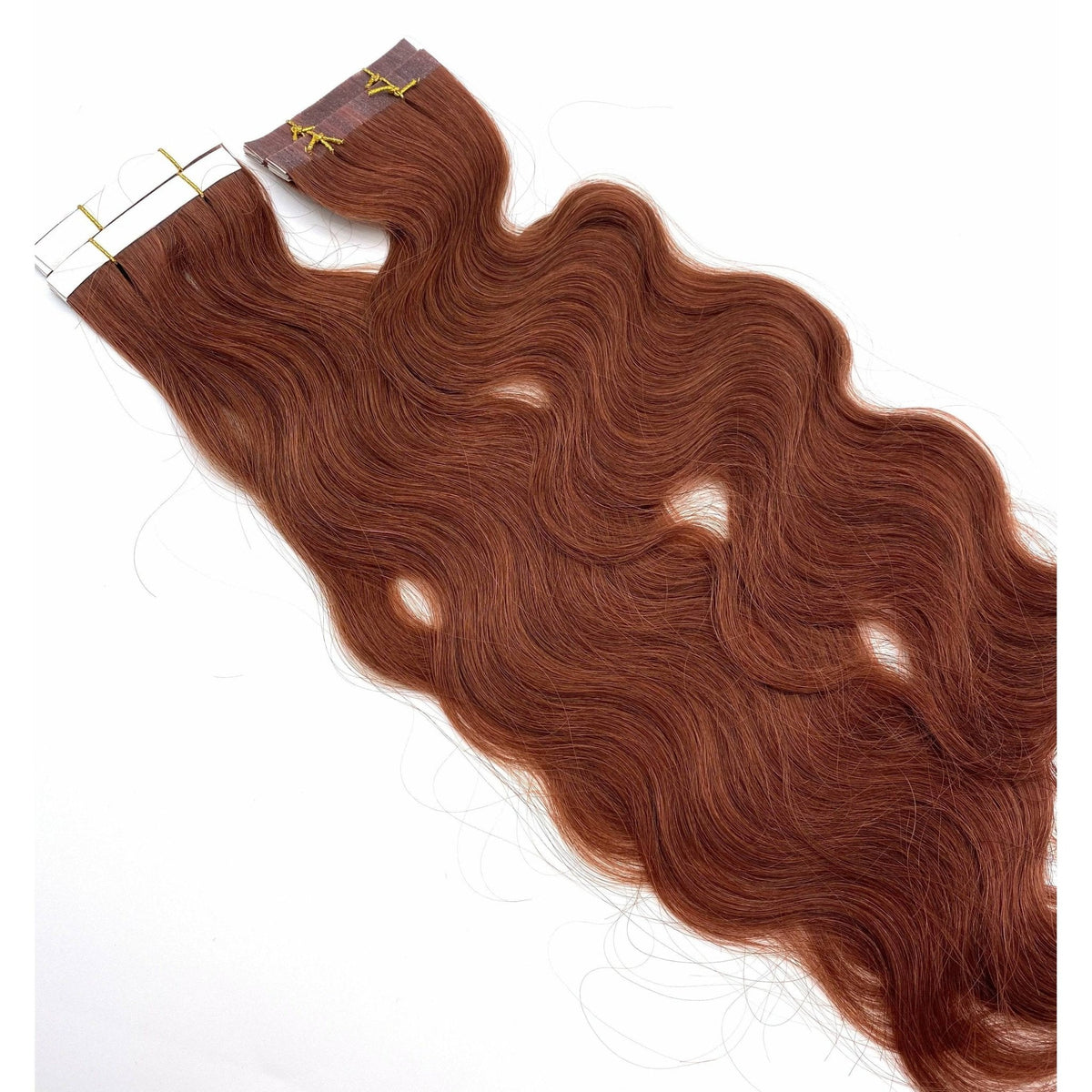 VIP TapeX System – Tape-In Human Hair Extensions, Wavy 18"