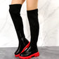 Cozy Knitted Platform Boots
