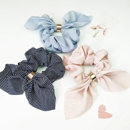 Stripe Scrunchie -Set of 2