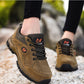 Winter Couple Outdoor Hiking Shoes Winter Warm Men's Shoe Lightweight Non-Slip Sneakers Low Top Walking Shoes For Outdoor Trailing Walking Climbing Running Shoes For Cold Weather
