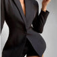 Elegant Women's Shorts Suit Set