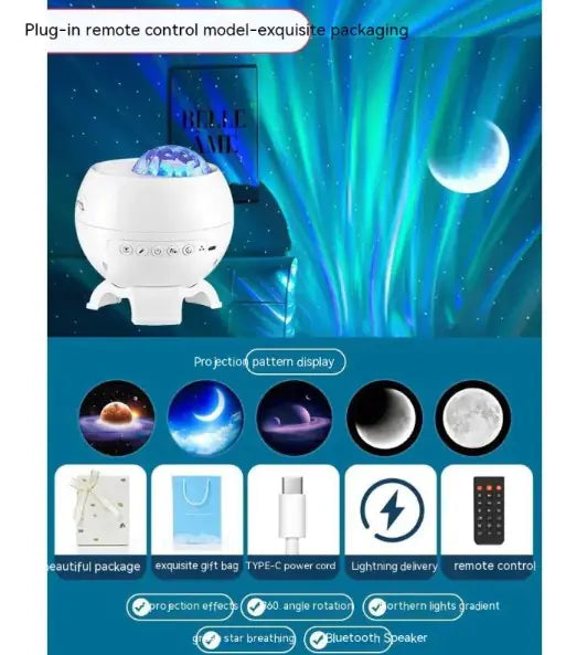 Northern Lights Starry Sky Projector